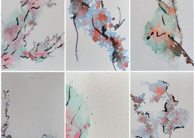 Peinture : aquarelle Japonaise
